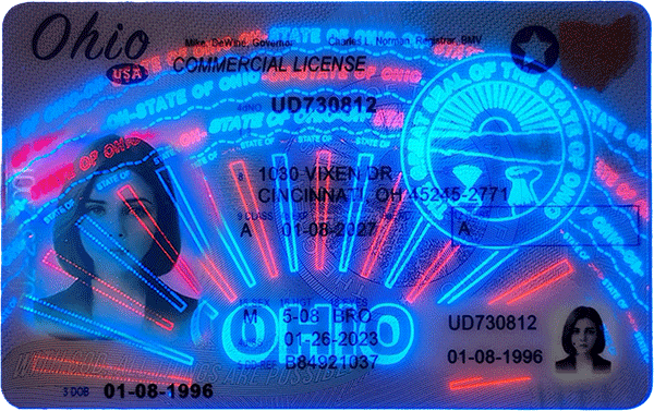 Fake Ohio CDL