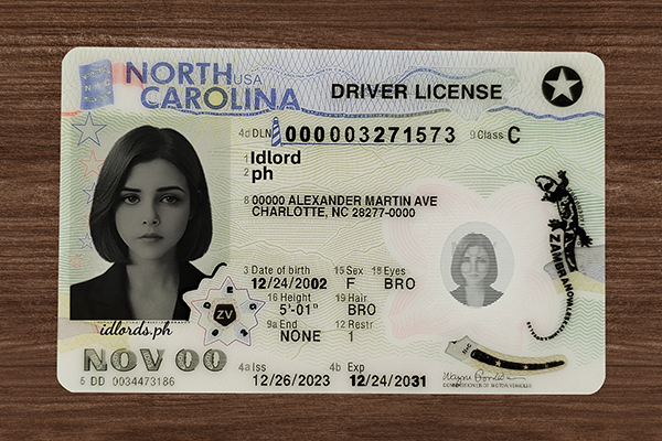North Carolina Fake ID(2025 version)