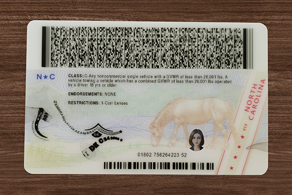 North Carolina Fake ID(2025 version)