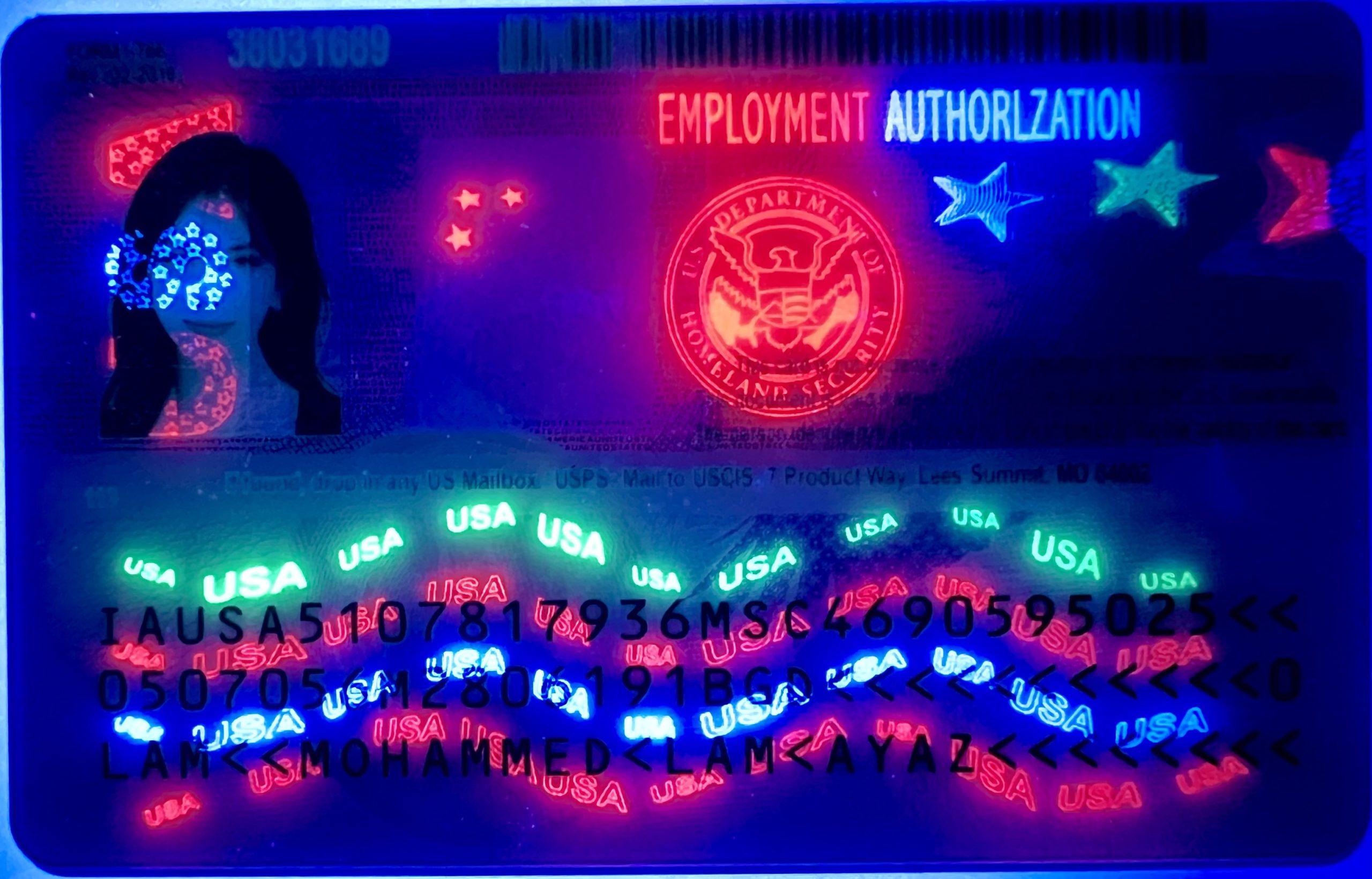 Employment Authorization Card