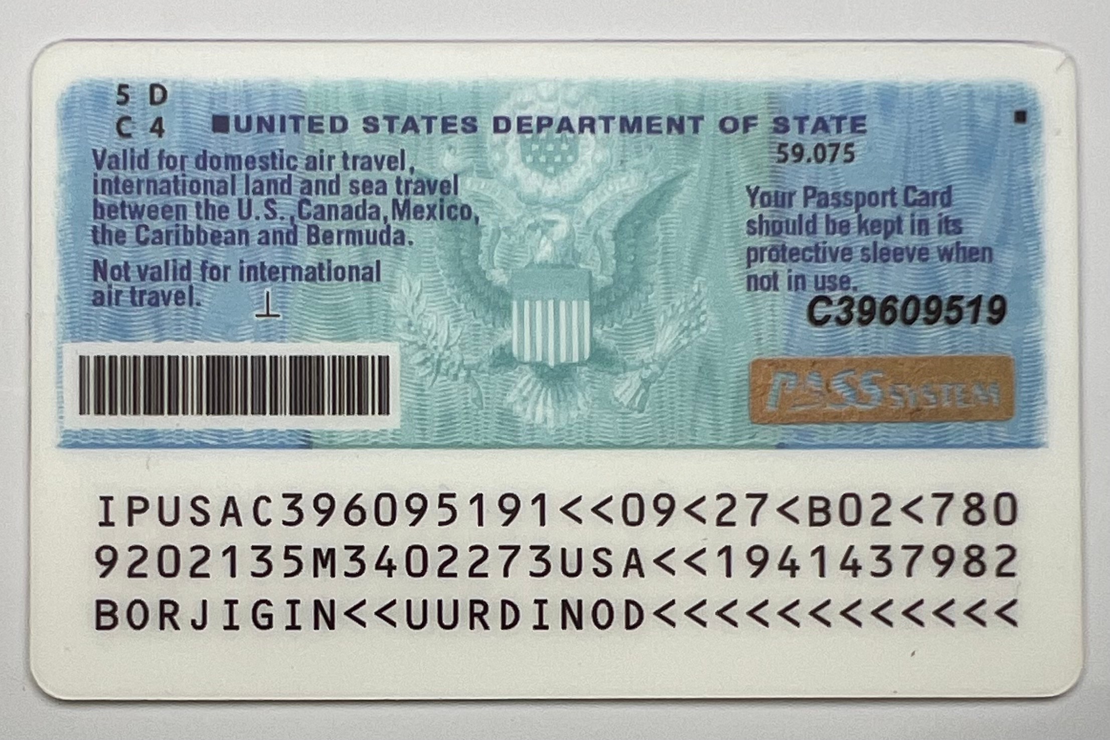Passport Card